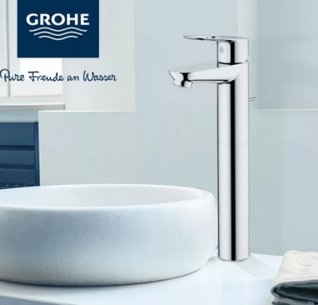 Высокий смеситель для раковины Grohe BauLoop 32856000 фото