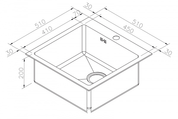Мойка кухонная Zorg Inox Pvd SZR-51 BRONZE фото