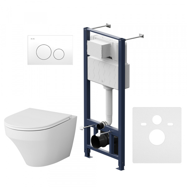 Комплект: инсталляция с унитазом и клавишей AM.PM Inspire IS49001.501700 фото