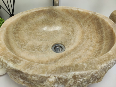 Накладная раковина из оникса Indo Erozy Sunset EO-00435 фото