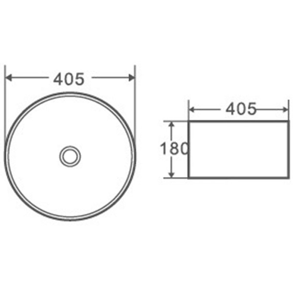 Раковина-чаша Grossman 40 GR-3025 Белая фото