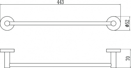 Полотенцедержатель Savol 87 S-408724 40 см фото