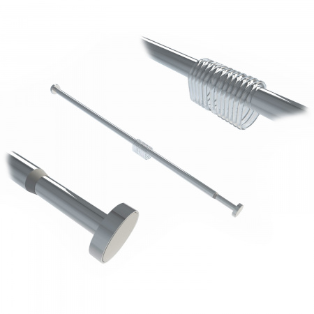 Карниз для ванной WasserKRAFT Dinkel SC-461120 хром фото