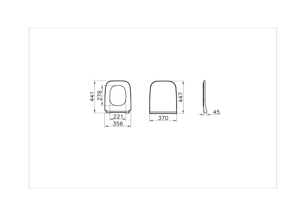 Сиденье для унитаза VitrA Shift (Шифт) 191-003-009 с микролифтом, тонкое фото