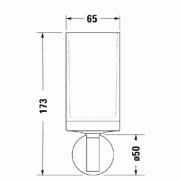 Стакан для зубных щеток Duravit Starck T 0099311000 фото