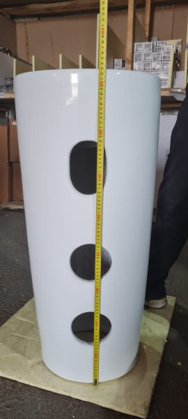 Напольная раковина GID Nb130w 41x41 фото