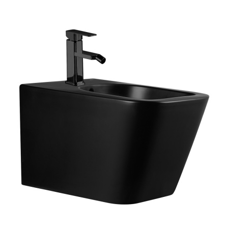 Биде подвесное Abber Rechteck AC1250MB черное матовое фото