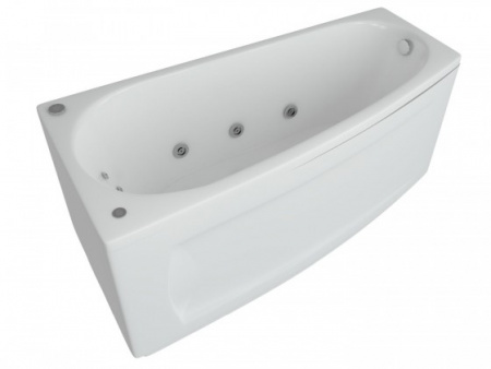 Акриловая ванна Aquatek Пандора без гидромассажа 160х75 L с каркасом и экраном фото