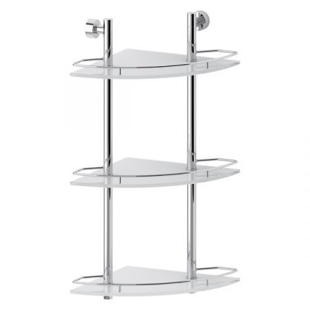 Полка угловая с ограничителем тройная FBS Nostalgy NOS 073 28 см фото