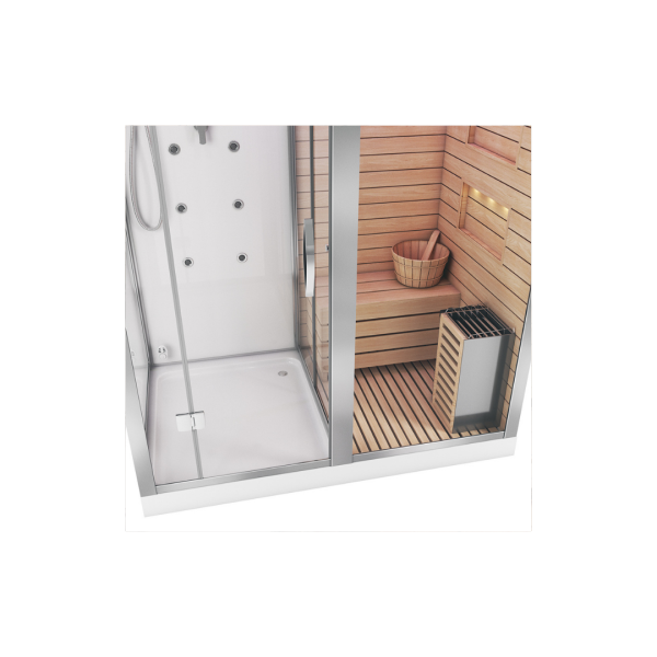 Душевая кабина с сауной Cerutti SPA Albano CT8349 180x110 фото