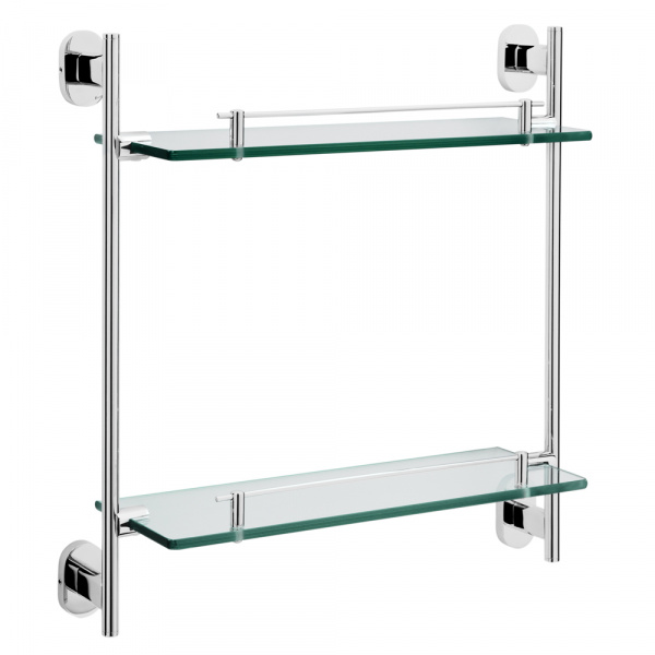 Полка двойная стеклянная Raiber R50100 R50117 фото