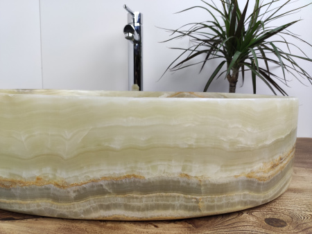 Раковина из оникса Indo Oval Green Big OG-00134 фото