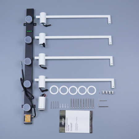 Электрический полотенцесушитель Abber Charme AH4004MW белый матовый фото