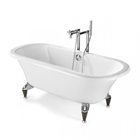 Чугунная ванна Roca Newсast 233650007 с п/ск покрытием 170х85 на ножках фото