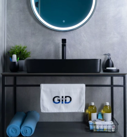 Накладная раковина GID Bm9396 60x34 черная матовая фото