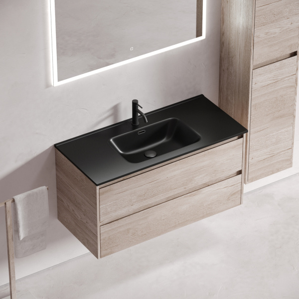 Тумба под раковину Sancos Libra LB100EG дуб галифакс натуральный фото