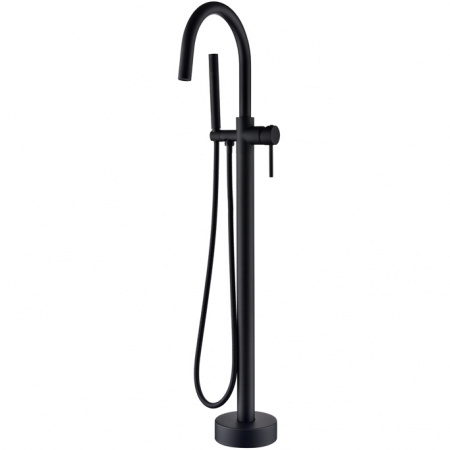 Смеситель для ванны напольный Boheme Black 229-B фото