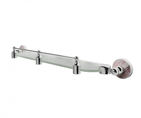 Полка стеклянная с бортиком WasserKRAFT Aland K-8544 фото