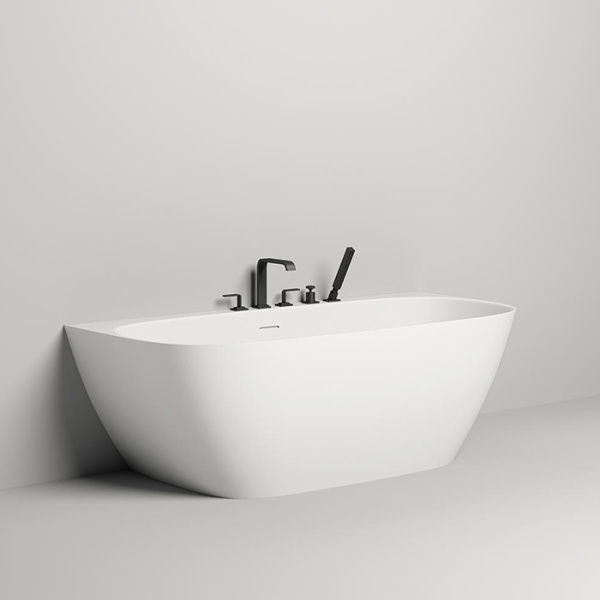 Ванна из литьевого мрамора Salini Sofia Wall 102512G 170x80 белый глянец фото