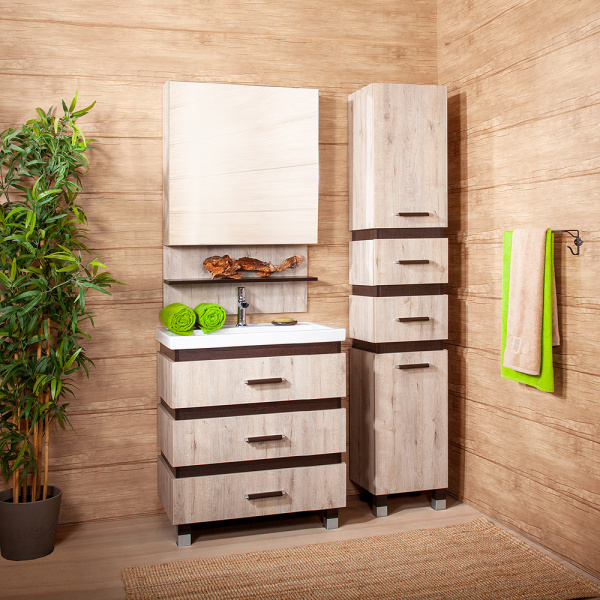 Тумба с раковиной Бриклаер Техас 60 см фото