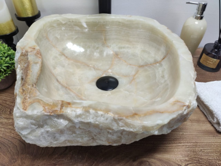 Раковина из оникса Indo Erozy Green EO-00042 фото