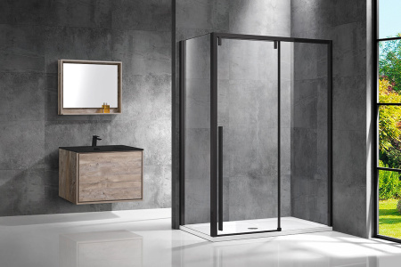 Душевой уголок Vincea Lugano VSR-1L9013CLB-1 130x90 фото