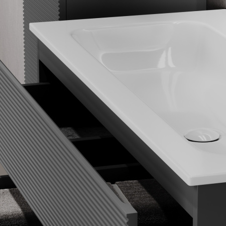 Тумба под раковину Sancos Folk FL60GS Grey soft фото