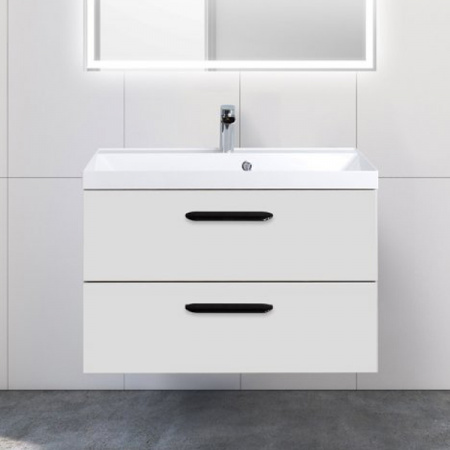 Тумба под раковину Belbagno Aurora AURORA-800-2C-SO-BO Bianco Opaco фото