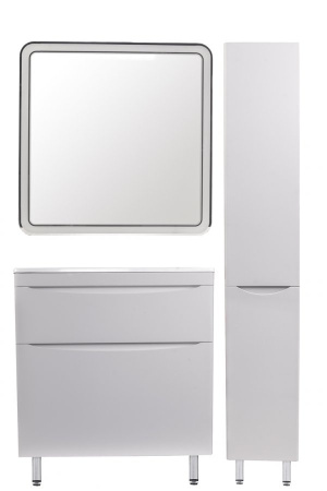 Тумба под раковину Style Line Бергамо мини 90 СС-00002361 белая фото