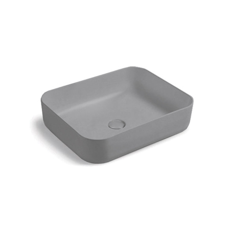 Накладная раковина Vincea VBS-105MG 50x41 серая матовая фото