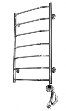 Полотенцесушитель электрический Domoterm Лаура П7 (500х700) (хром) правый фото