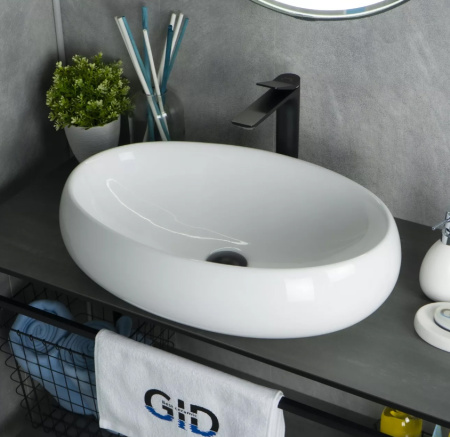 Накладная раковина GID 9030А 59х41 фото