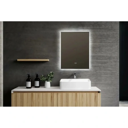 Зеркало с подсветкой и обогревом Aquame AQM9103 60x80 фото