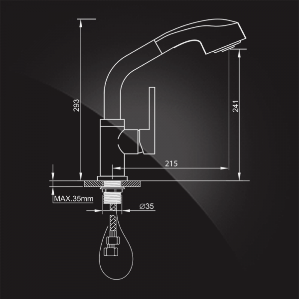 Смеситель для кухни Elghansa Dynamic 5652438 фото