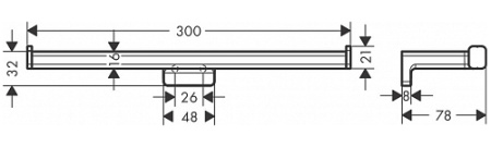 Держатель для запасных рулонов Hansgrohe AddStoris 41748700 белый матовый фото