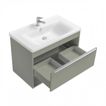 Тумба под раковину Акватон Хоуп 80 1A287301HP9D0 хаки фото