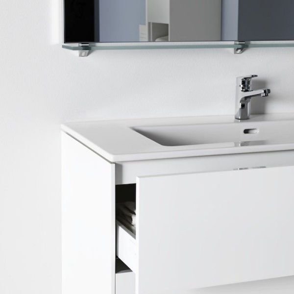 Тумба с раковиной Laufen Pro S 8.6496.3.260.104.1 100 см матовый белый фото