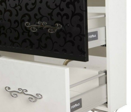 Тумба напольная Bellezza Маргарита-50 черная фото