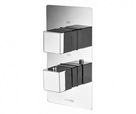 Смеситель для ванны и душа WasserKRAFT Аlme 1544 Thermo фото