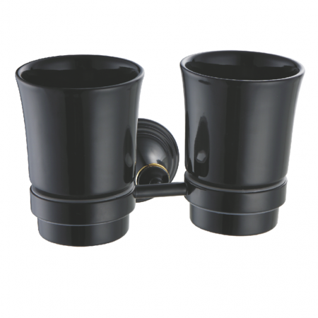 Два стакана для зубных щеток Fixsen Luksor FX-71607B фото