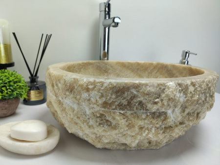 Накладная раковина из оникса Indo Erozy Sunset EO-00435 фото