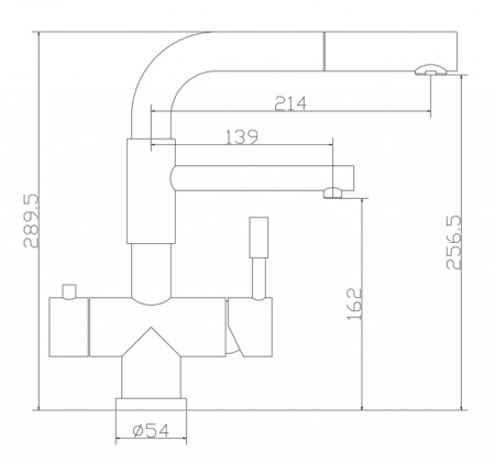 Смеситель для кухни кухни с фильтром для воды Zorg Inox SZR-1068P-D фото