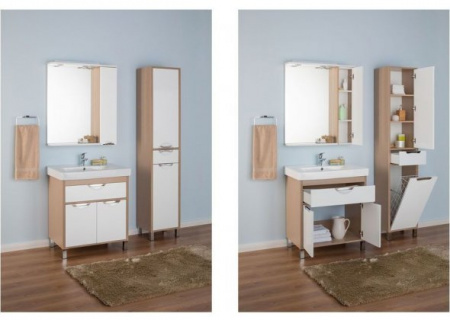 Шкаф-пенал для ванной Aquanet Гретта 40 00171901 фото