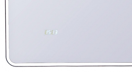 Зеркало с подсветкой и часами Style Line Атлантика СС-00002214 60x60 фото