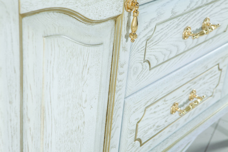 Тумба под раковину Bellezza Рим 120 белая фото