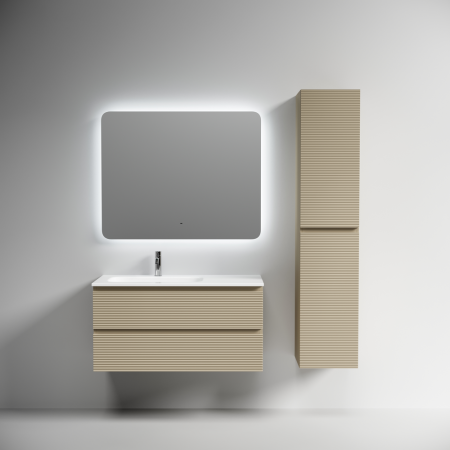 Тумба под раковину Sancos Folk FL100LCP капучино фото