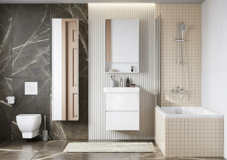 Зеркальный шкаф Акватон Сканди 55 1A252102SD010 фото