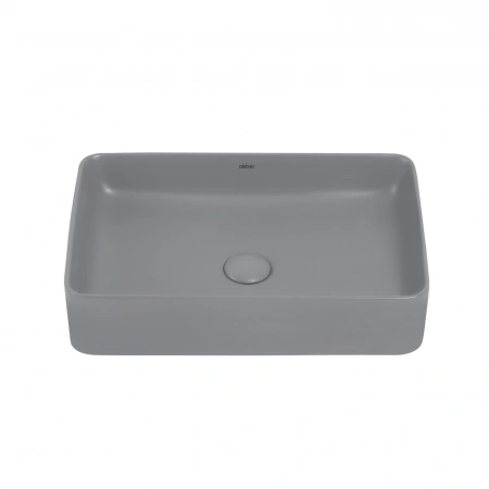 Накладная раковина Abber Rechteck AC2207MG 51x34 серая матовая фото
