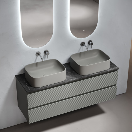 Столешница без отверстия под смеситель Sancos TT140A1 140 см, black sky фото