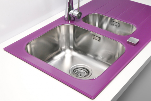 Мойка для кухни Alveus Glassix 20 фиолетовый фото